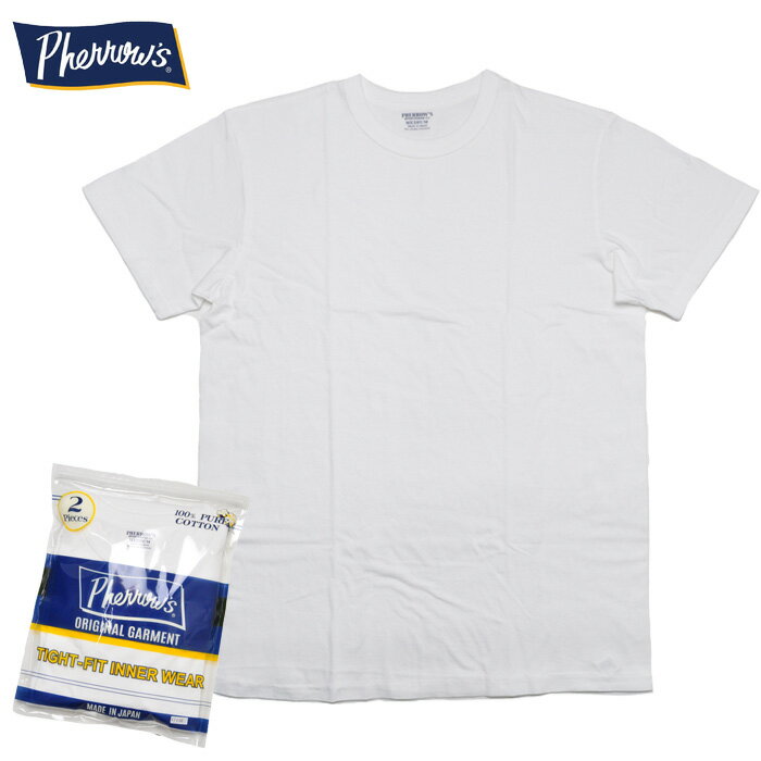 樂天商城 - PHERROW'S フェローズ Tシャツ 2PACK-TEE 国産2枚組パックT
