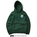 LFYT エルエフワイティー パーカーコラボ LFYT X DSNY COMMUNITY SERVICES PULLOVER HOODIE 緑 M-XXL LS210102