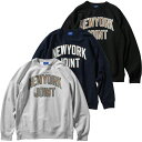 LFYT XEFbg t@CGbg NEW YORK JOINT CREWNECK LA220705 g[i[ GGtCeB[