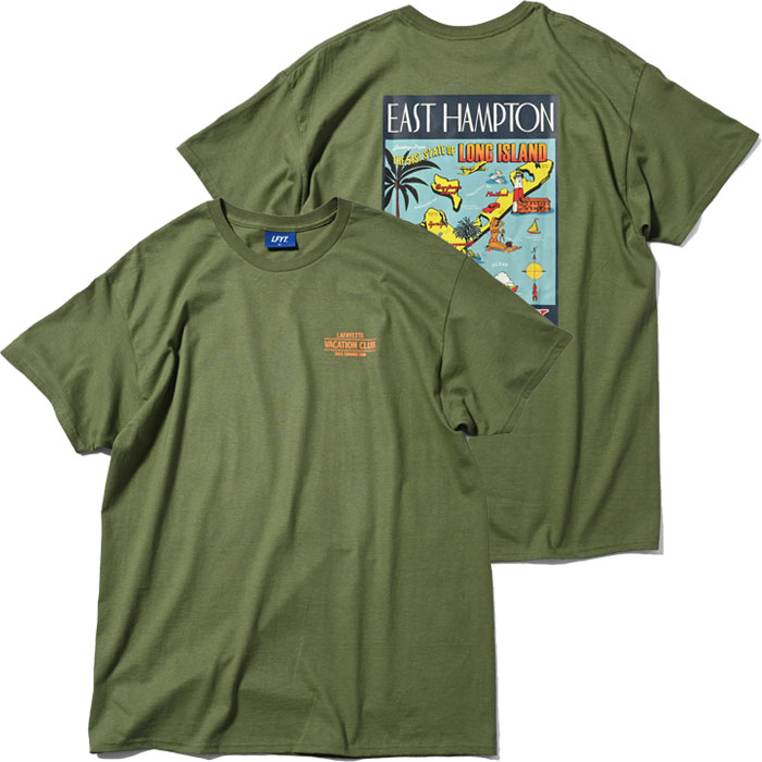 樂天商城 - LFYT ラファイエット Tシャツ VACATION CLUB HAMPTON TOUR TEE LS230135 半袖 エルエフワイティー