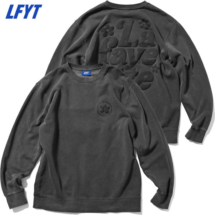 樂天商城 - LFYT ラファイエット スウェット PIGMENT DYED FLOWER CREW SWEAT LA240704 クルーネックスウェット