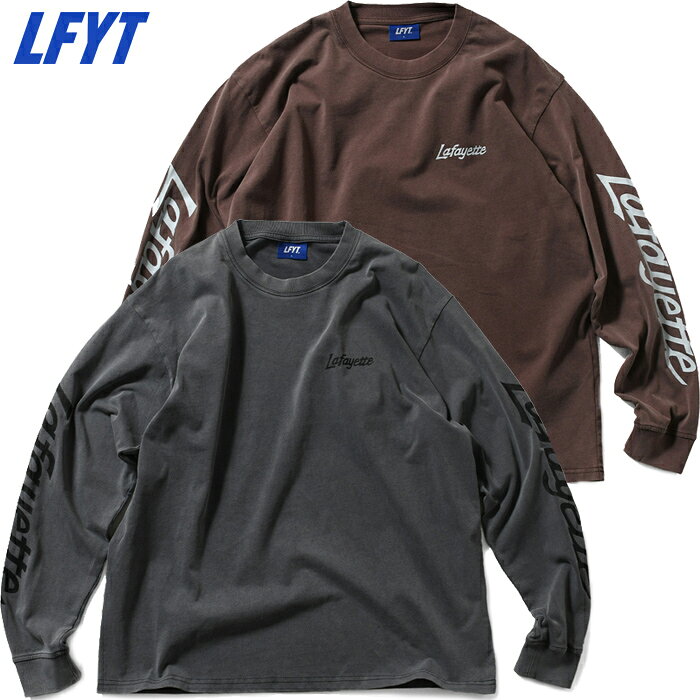 樂天商城 - LFYT ラファイエット Tシャツ SLEEVE LOGO WASHED L/S TEE LA250107 長袖Tシャツ