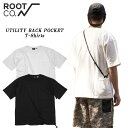 ROOT CO. [gR[ TVc UTILITY BACK POCKET T-Shirts [eBeB[ obN|Pbg TVc Y AEghA