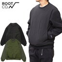 ROOT CO Crewneck Quilting Jacket N[lbNLeBOWPbg [gR[