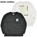 BANKS バンクス Tシャツ OASIS ALTS0067 ロンT M-L 長袖 メンズ サーフ BANKS JOURNAL バンクスジャーナル