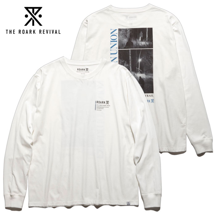 ROARK REVIVAL ロアークリバイバル Tシャツ “EXPEDITION” LS PHOTO TEE RLTJ775 白 M-XL ロンT