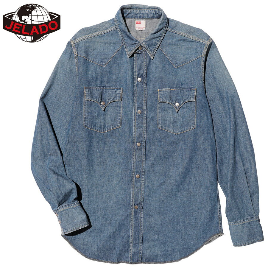 Rakuten - JELADO ジェラード シャツ Faded Denim Vaquero Shirt JP21128 デニムシャツ