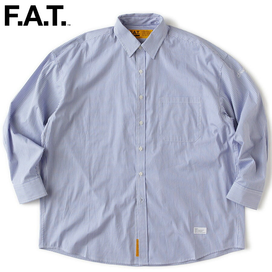 樂天商城 - FAT エフエーティー シャツ GIGALINE F32610-SH10 ストライプシャツ