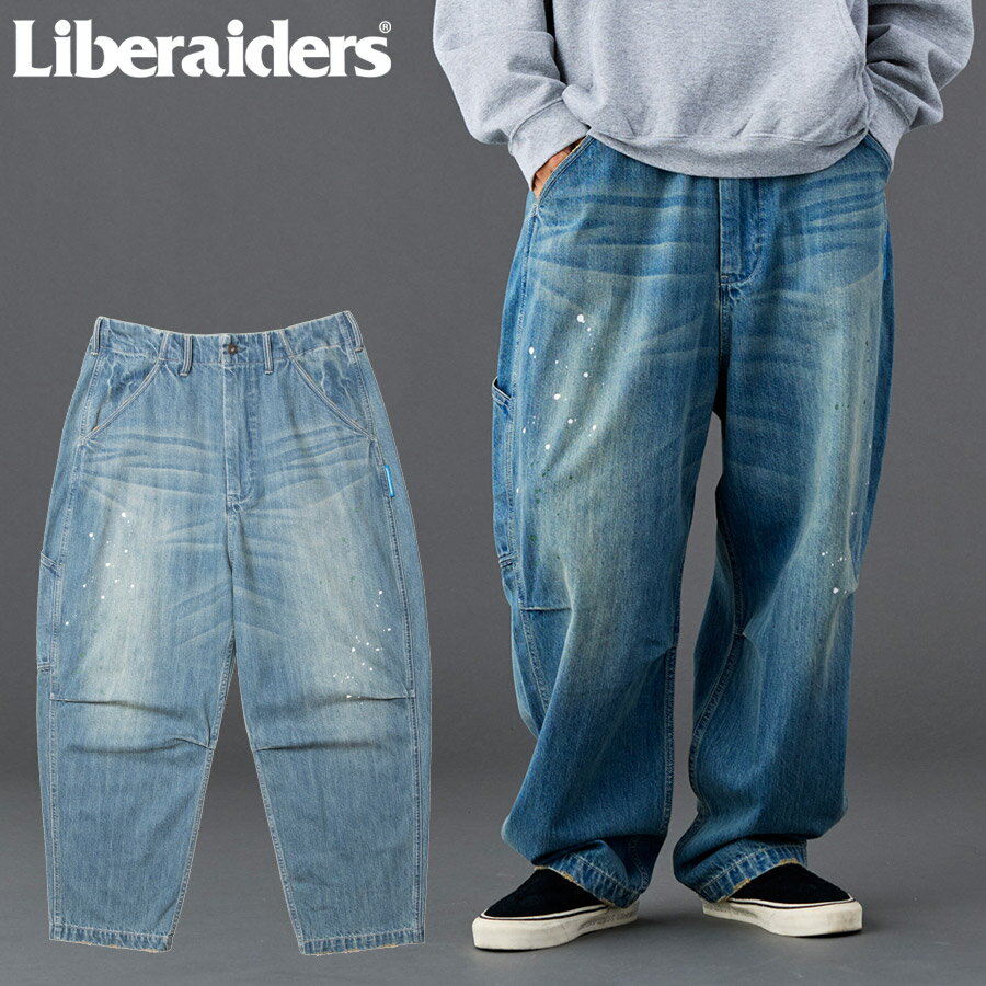 樂天商城 - Liberaiders リベレイダース パンツ デニム DENIM SARROUEL PANTS 737042601 デニムサルエルパンツ