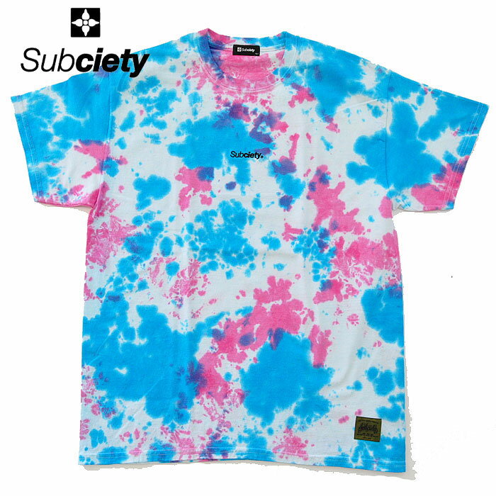 SUBCIETY サブサエティ Tシャツ FLAVOR S/S タイダイ 半袖 メンズ M-XL ストリート 102-40514 サブサエティー