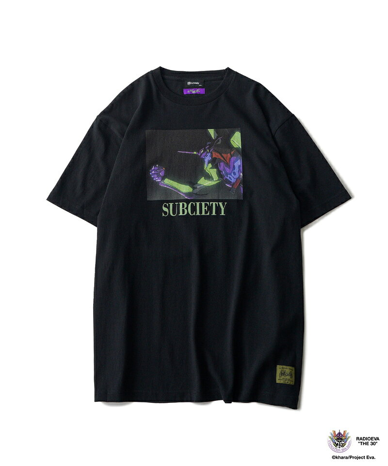 樂天商城 - SUBCIETY サブサエティ Tシャツ エヴァンゲリオン DISC10 （EVA-01 TEST TYPE & KAWORU）TEE 155-40005 コラボ サブサエティー