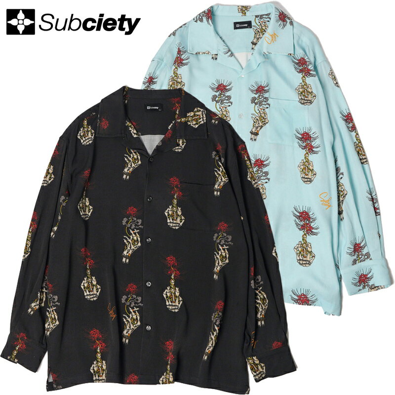 樂天商城 - SUBCIETY サブサエティ シャツ アロハシャツ Spider lily aloha shirt 152-20123