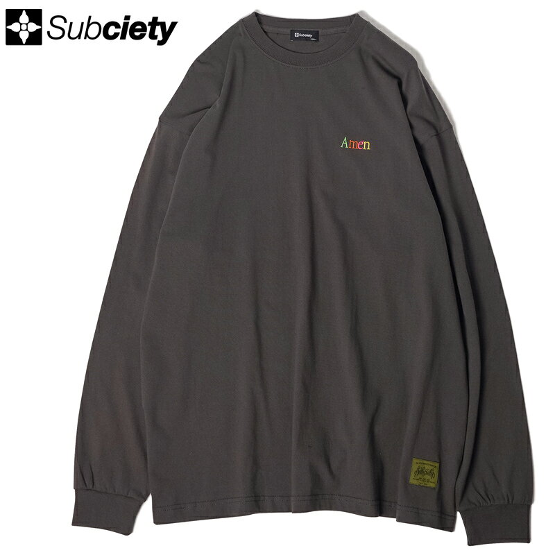 樂天商城 - SUBCIETY サブサエティ Tシャツ Amen L/S tee 152-44131