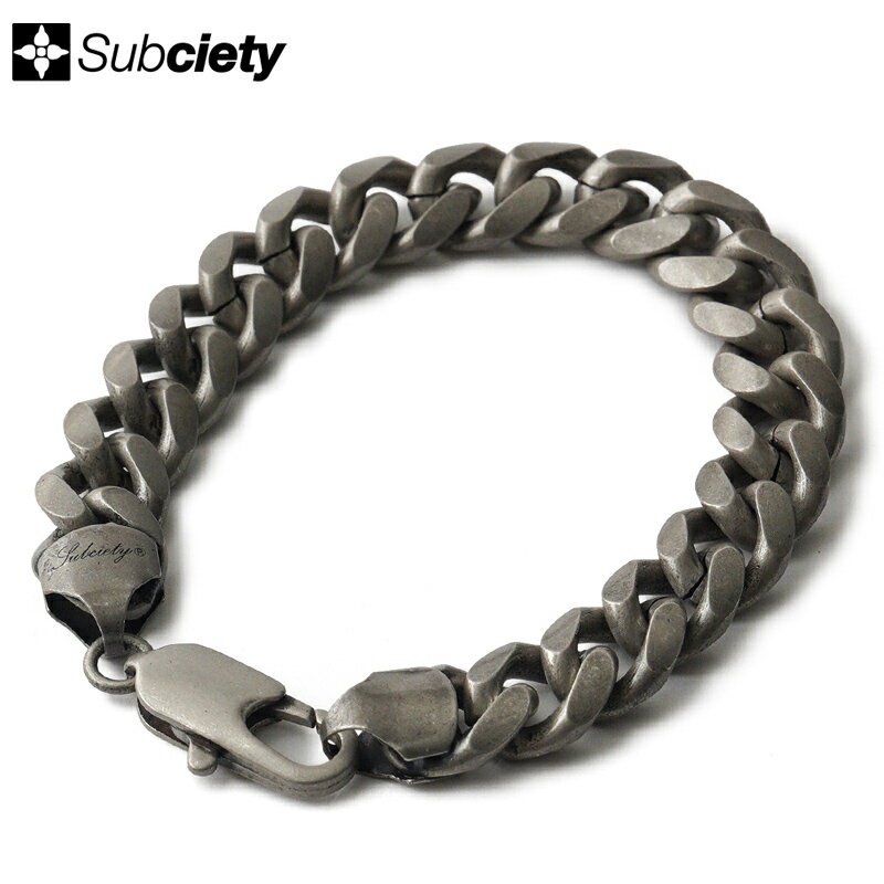 樂天商城 - SUBCIETY サブサエティ ブレスレット アクセサリー Curb chain bracelet 152-92165