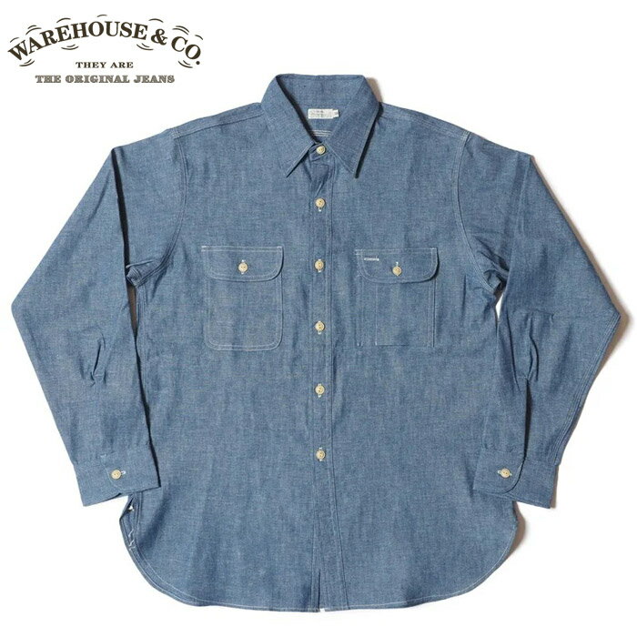 樂天商城 - ウエアハウス WAREHOUSE シャンブレーシャツ Lot 3048 BIG YANK TYPE CHAMBRAY SHIRTS
