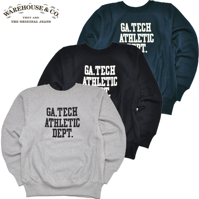 ウエアハウス WAREHOUSE スウェット Lot 483 GA.TECH トレーナー アメカジ メンズ