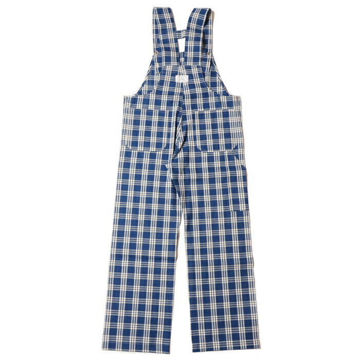 WAREHOUSE ウエアハウス オーバーオール Lot 1228 1930'S INDIGO BLUE and WHITE CHECK OVERALL