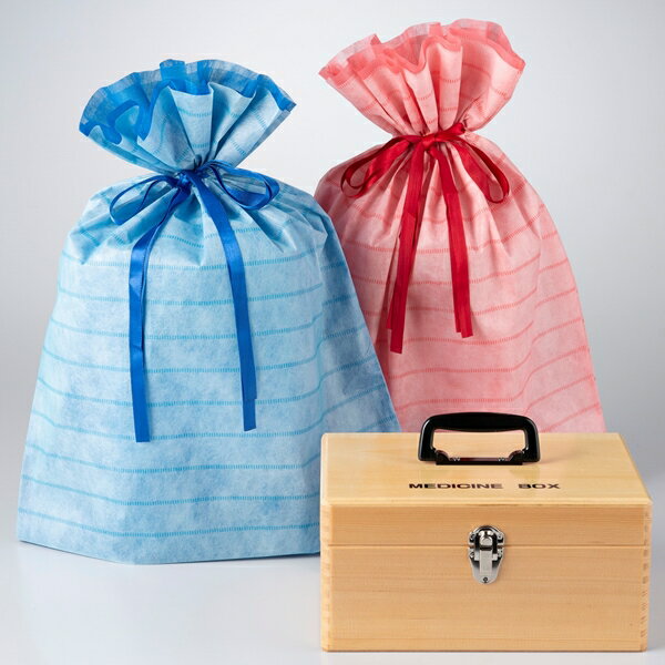 ギフト ラッピング付 木製救急箱 応急手当用品20点セット 外傷用救急箱 救急セット おしゃれ 薬箱 応急手当セット 防災セット オフィス 家庭用 贈答用 敬老...