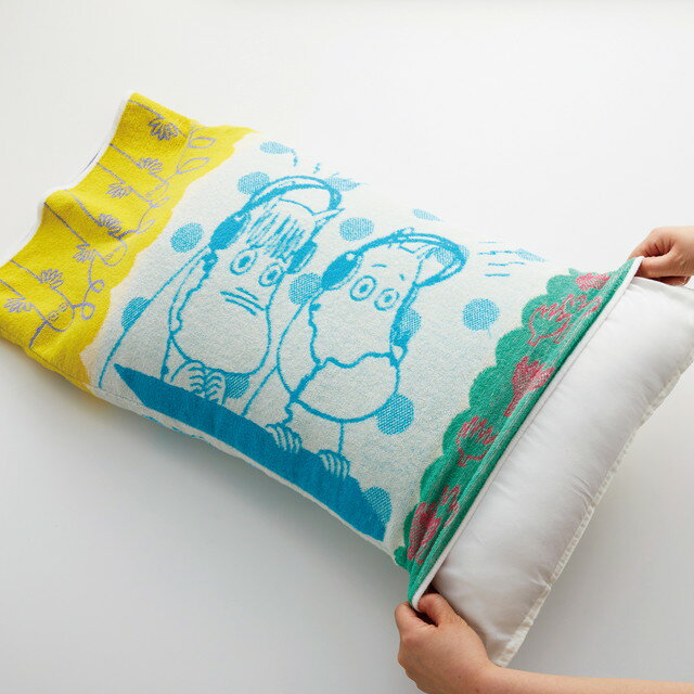 のびのびタオルまくらカバー MOOMIN ムーミン リトルミイ ラジオの時間 タオル枕カバー
