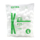 カワモト 月兎 綿球 #25(25mm) 50g 脱脂綿 川本産業 ゲット