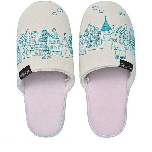 サンリオ ハローキティ タウンスケープ スリッパ ルームシューズ SANRO Hello Kitty 来客