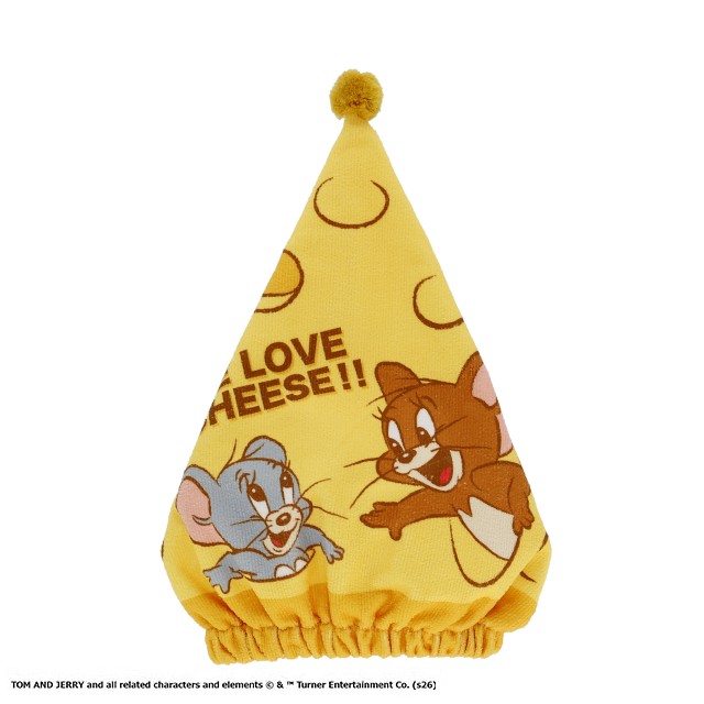 トムとジェリー チーズキャップ キャップタオル スイミングキャップ 水泳 プール