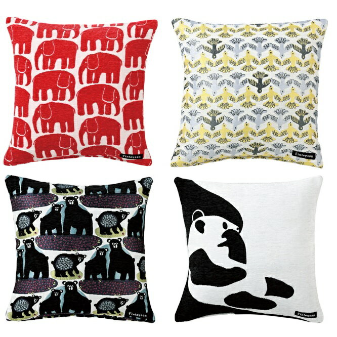 フィンレイソン クッション エレファンティ イエロームート オッツォ アヤトス