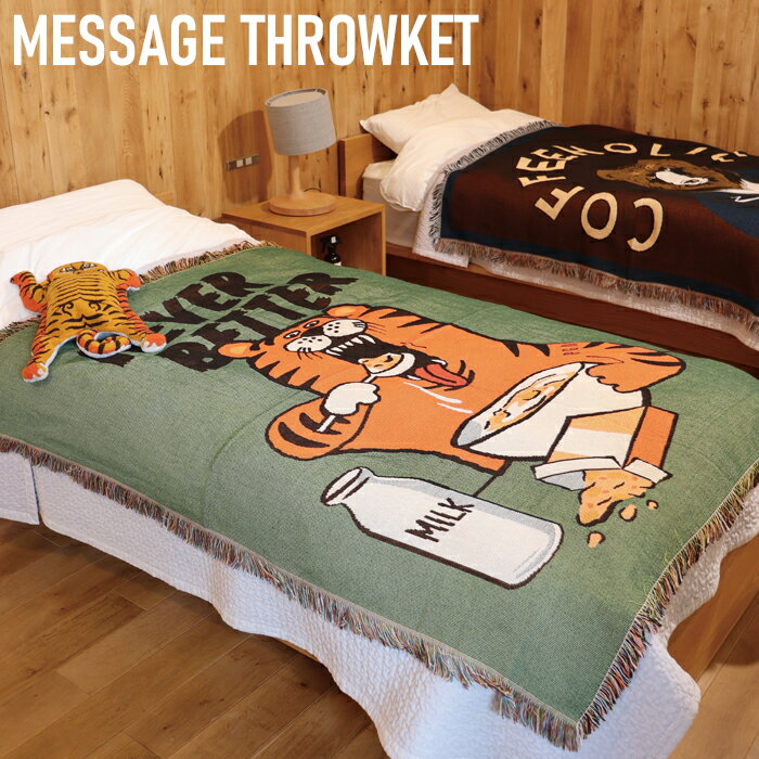 Rakuten - メッセージスローケット ブランケット スローケット インテリア MESSAGE THROWKET POST GENERAL