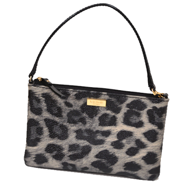 ケイトスペード ポーチ katespade レディース コーティングレザー レオパード リストレット ポーチ ブラックマルチ 2015 【ブランド 新品 送料無料 誕生日 プレゼント 正規 人気 レディース 安心 保証 ギフト 10倍 OUTLET 包装 即日発送 代引無料 】