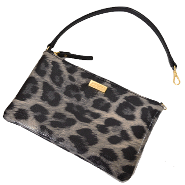 ケイトスペード ポーチ katespade レディース コーティングレザー レオパード リストレット ポーチ ブラックマルチ 2015 【ブランド 新品 送料無料 誕生日 プレゼント 正規 人気 レディース 安心 保証 ギフト 10倍 OUTLET 包装 即日発送 代引無料 】