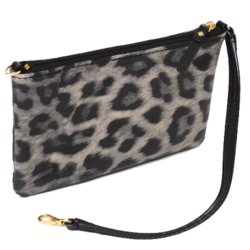 ケイトスペード ポーチ katespade レディース コーティングレザー レオパード リストレット ポーチ ブラックマルチ 2015 【ブランド 新品 送料無料 誕生日 プレゼント 正規 人気 レディース 安心 保証 ギフト 10倍 OUTLET 包装 即日発送 代引無料 】