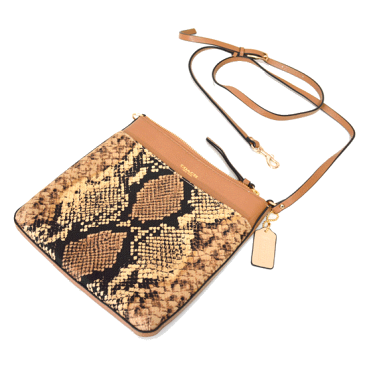 《ポイント10倍》コーチ バッグ COACH マディソン スネーク ななめがけ ショルダー バッグ ナチュラル 51660 【ブランド 新品 送料無料 誕生日 プレゼント 正規 人気 レディース 安心 保証 ギフト 10倍 日本未発売 OUTLET 包装 即日発送】