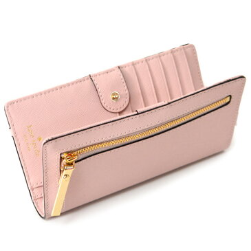 ケイトスペード カードケース katespade コーティングレザー ラインストーン リボン スリム 二つ折り カードケース ライトピンク 5958【ブランド 新品 送料無料 誕生日 プレゼント 正規 人気 レディース あんしん保障 包装 即日発送 代引無料 最安値に挑戦】