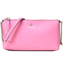 ケイトスペード バッグ katespade スムースレザー ウェラー ストリート デクラン チェーン スリム 斜め掛け ショルダーバッグ ブライトカーネーション...