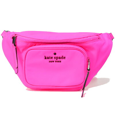 ケイトスペード バッグ katespade ナイロン ドリアン ベルトバッグ 2way ワンショルダー バックパック ウエスト ボディバッグ ラディアントピンク WKRU6591【ブランド 新品 送料無料 プレゼント 正規 人気 レディース 安心 保証 ギフト 10倍 OUTLET 包装 即日発送 代引無料】