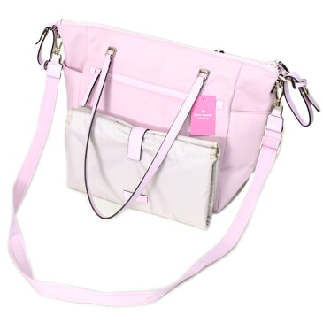 ケイトスペード バッグ katespade ナイロン ジェイ スペード ロゴ ベビー マザーズ 2way 斜め掛け ショルダー トートバッグ セレンディピティピンク WKRU6789【ブランド 新品 送料無料 正規 人気 安心 保証 10倍 OUTLET 包装 即日発送 代引無料 】