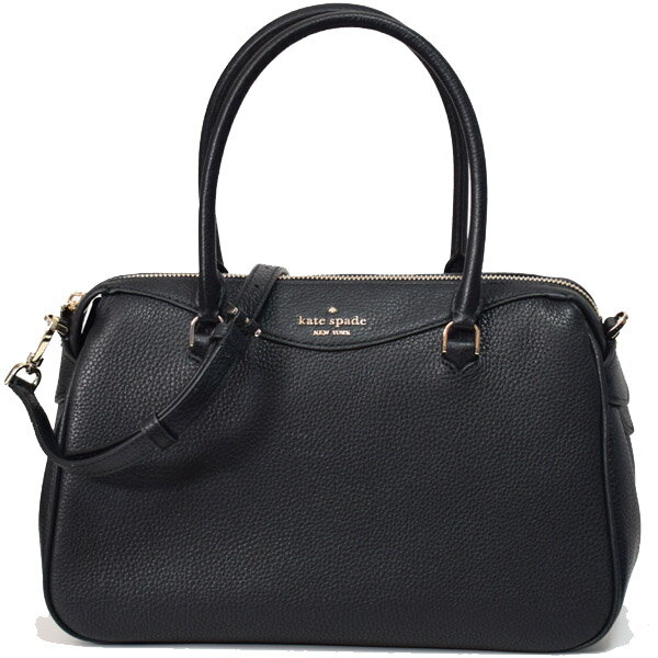 ケイトスペード バッグ katespade ぺブルレザー サッチェル ミミ 2way ショルダー ハンドバッグ ブラック K4673【ブランド 新品 送料無料 誕生日 プレゼント 正規 安心 保証 ギフト 10倍 OUTLET アウトレット】