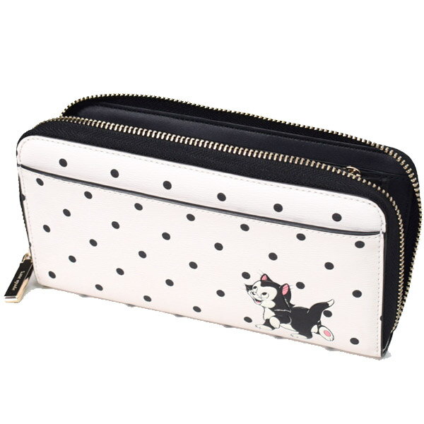 ケイトスペード 長財布 katespade PVC レザー ドット ディズニー コラボ ミニーマウス コンチネンタル ジップ アラウンド 長財布 マルチ K4759【ブランド 新品 送料無料 プレゼント 正規 人気 レディース 安心 保証 ギフト 10倍 OUTLET 即日出荷 アウトレット】