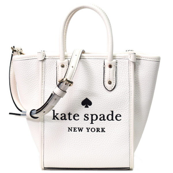 ケイトスペード トートバッグ レディース ケイトスペード バッグ katespade ぺブルレザー ビッグロゴ ミニ 2way 斜めがけ ショルダー トートバッグ パーチメント K7295【ブランド 新品 送料無料 誕生日 プレゼント 正規 人気 レディース 安心 保証 ギフト 10倍 OUTLET アウトレット】