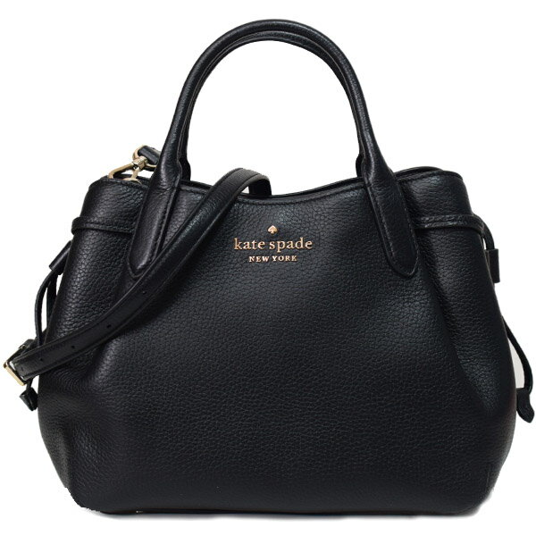 ケイトスペード バッグ katespade ぺブルレザー ダンプリン ロゴ スモール コンパートメント サッチェル 2WAY クロスボディ 斜め掛け ショルダー ハンドバッグ ブラック K8135【ブランド 新品 送料無料 正規 人気 安心 保証 10倍 即日出荷 アウトレット 誕生日 プレゼント】