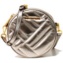 マイケルコース バッグ MICHAEL KORS レザー キルティング メタリック ミニ ラウンド 2way クラッチ クロスボディ 斜めがけ ショルダー バッグ クリーム 35H8AVAC6M【ブランド 新品 送料無料 正規 レディース ギフト OUTLET 包装 即日発送 代引無料】(4)