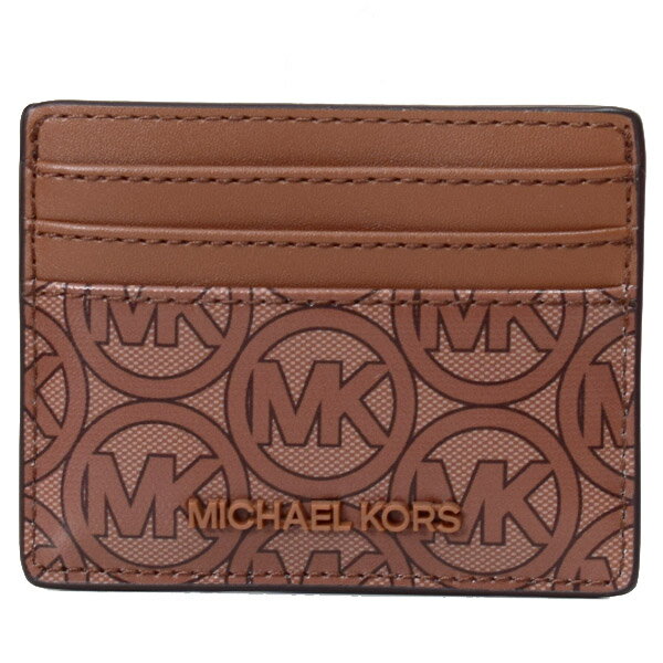 マイケル・コース 定期入れ レディース マイケルコース カードケース MICHAEL KORS レザー ジュディ ロゴ スリム名刺入れ 定期入れ パスケース ラゲッジ 35S2T2JD3C【ブランド 新品 送料無料 誕生日 記念日 お祝い プレゼント 正規 人気 レディース アウトレット ギフト】