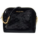 マイケルコース バッグ MICHAEL KORS パテントレザー シンディ モノグラム チェーン ラージ ドーム クロスボディ 斜めがけ ショルダーバッグ ブラック 38S0CCPC3V【ブランド 新品 送料無料 プレゼント 正規 人気 レディース 安心 保証 OUTLET 包装 即日発送 代引無料】(4)