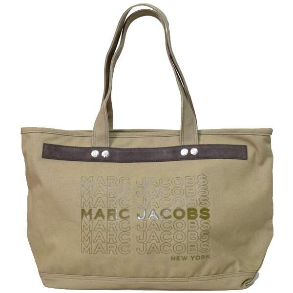マークジェイコブス バッグ MARC JACOBS キャンバス ユニバーシティ ロゴ ラージ ショルダー トートバッグ スパニッシュモス M0016404【ブランド 新品 送料無料 誕生日 記念日 お祝い プレゼント 正規 人気 安心 保証 ギフト 10倍 OUTLET 包装 即日発送 代引無料】