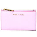 マークジェイコブス 財布（レディース） マークジェイコブス 財布 MARC JACOBS レザー ロゴ コンパクト ミニ ウォレット 二つ折り財布 ピンクチュール S105M06SP21【ブランド 新品 送料無料 正規 人気 安心 保証 10倍 OUTLET 即日発送 代引無料】