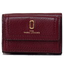 マークジェイコブス 財布（レディース） マークジェイコブス コンパクト財布 MARC JACOBS レザー ザ ソフトショット DOUBLE J ロゴ ミニ トライフォールド 三つ折り コンパクト財布 マスカット M0015413【ブランド 新品 送料無料 正規 人気 安心 保証 10倍 OUTLET 即日発送 代引無料】