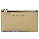 マークジェイコブス 財布 MARC JACOBS レザー ロゴ コンパクト ミニ ウォレット 二つ折り財布 ユニフォームカーキ S105M06SP21【ブランド 新品 送料無料 正規 人気 安心 保証 10倍 OUTLET 即日発送 代引無料】