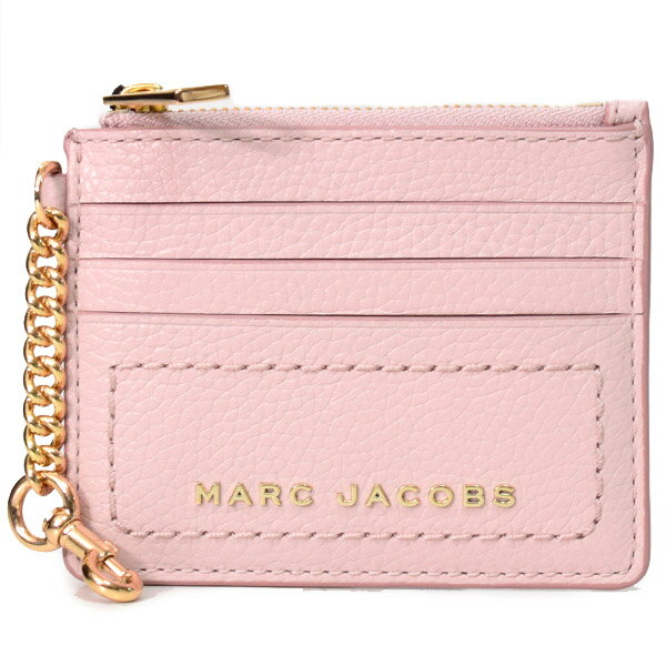 マーク ジェイコブス 定期入れ レディース マークジェイコブス カードケース MARC JACOBS レザー ロゴ キーフック付き 小銭入れ カードケース コインケース ピーチウィップ S103L01FA21【ブランド 新品 送料無料 プレゼント 正規 人気 レディース 安心 保証 ギフト 10倍 アウトレット 誕生日】