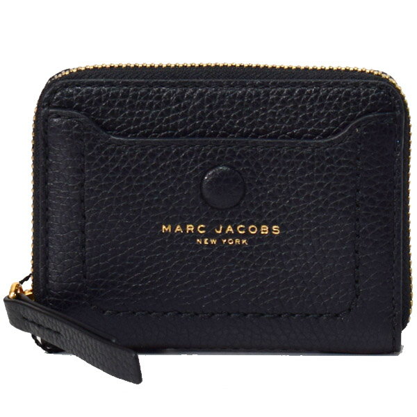 マークジェイコブス 小銭入れ MARC JACOBS カウレザー エンパイア シティ ジップ ウォレット 小銭入れ コインケース ブラック M0013054【ブランド 新品 送料無料 誕生日 記念日 プレゼント 正規 人気 レディース 安心 保証 ギフト 10倍 OUTLET 包装 即日発送 代引無料】