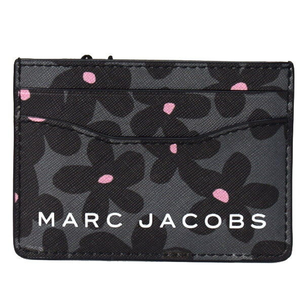 マークジェイコブス カードケース MARC JACOBS PVC サフィアーノ プリント フラワー 花柄 フローラル カードケース 名刺入れ グレーマルチ M0016419【ブランド 新品 送料無料 誕生日 記念日 お祝い プレゼント 正規 人気 レディース 安心 保証 ギフト 10倍】